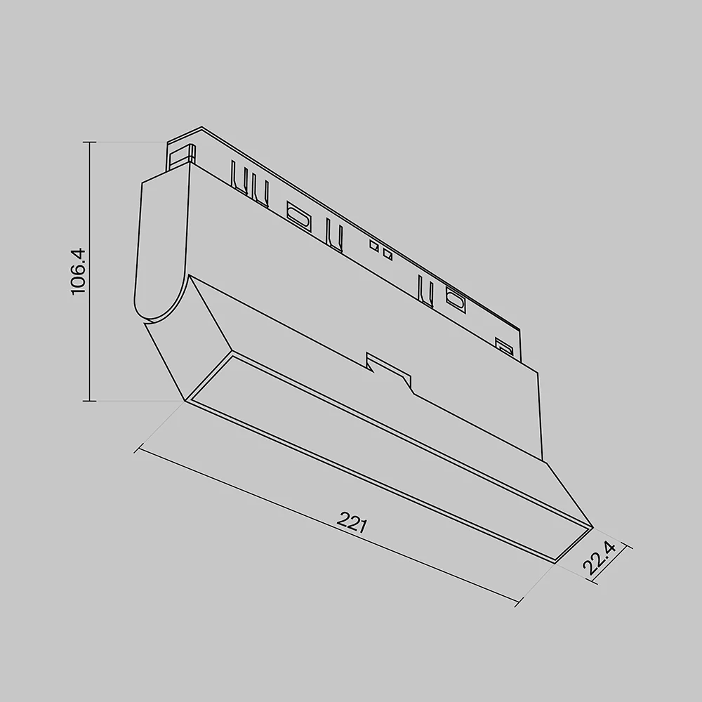 Track luminaire Basis Rot Exility 2700-6000K 12W 120° Dim Dali1 - Image 7