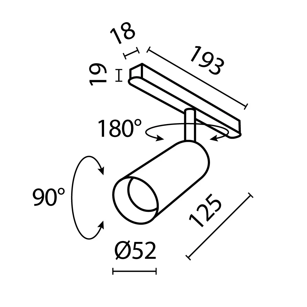 Track luminaire Focus Led Exility 2700-6000K 36° Dim Dali1 - Image 15