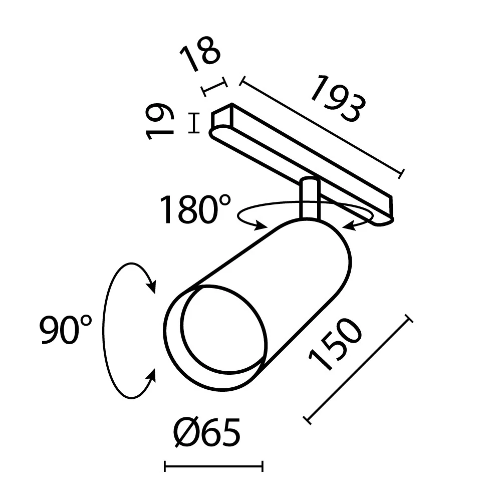 Track luminaire Focus Led Exility 2700-6000K 36° Dim Dali1 - Image 23
