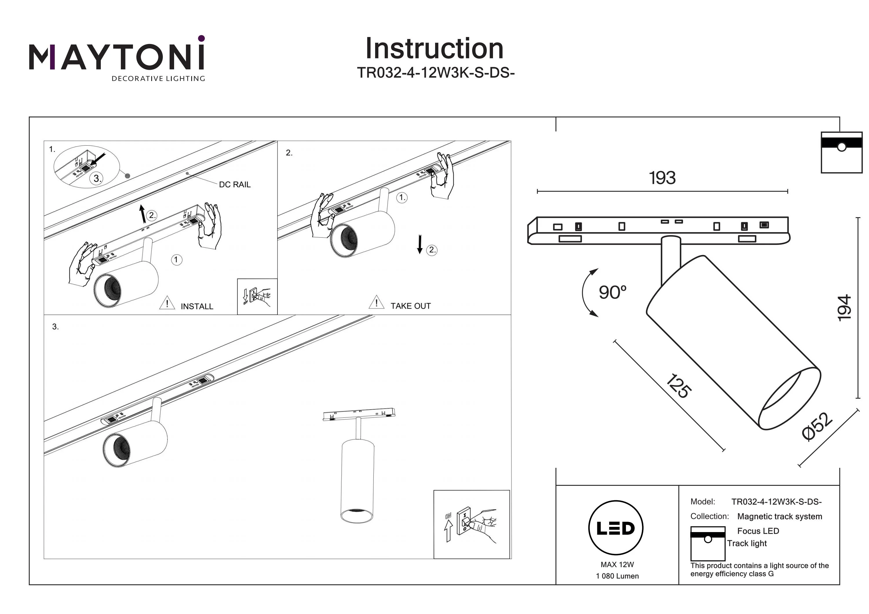 Track luminaire Focus Led Exility 2700-6000K Dim Smart - Image 24