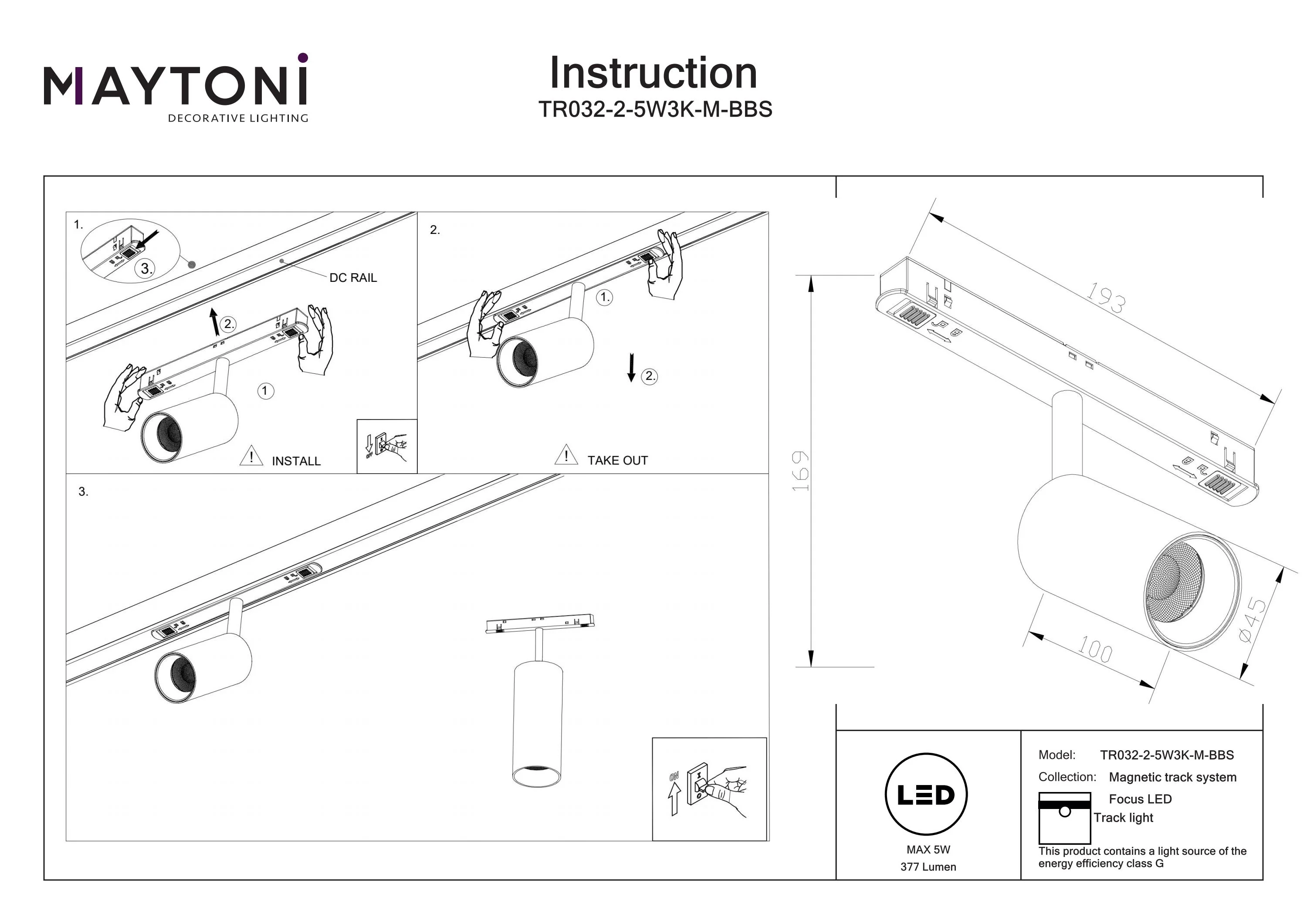 Track luminaire Focus Led Exility - Image 86