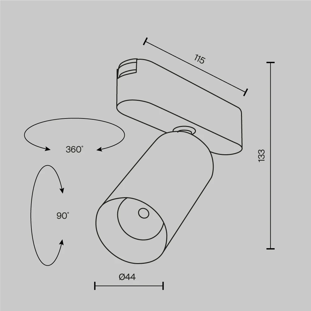 Track luminaire Focus Led Radity 36° - Image 17
