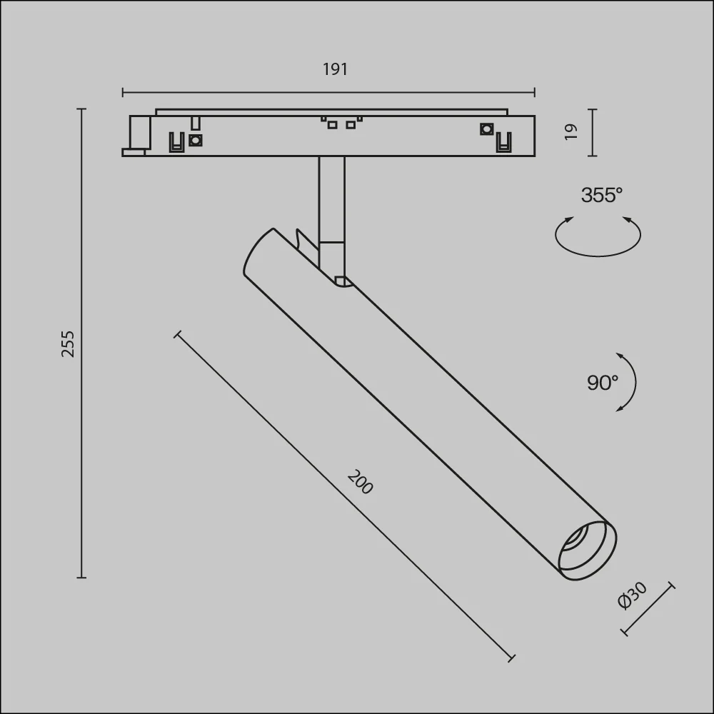 Track luminaire Focus T Exility 3000K 6W 36° - Image 20
