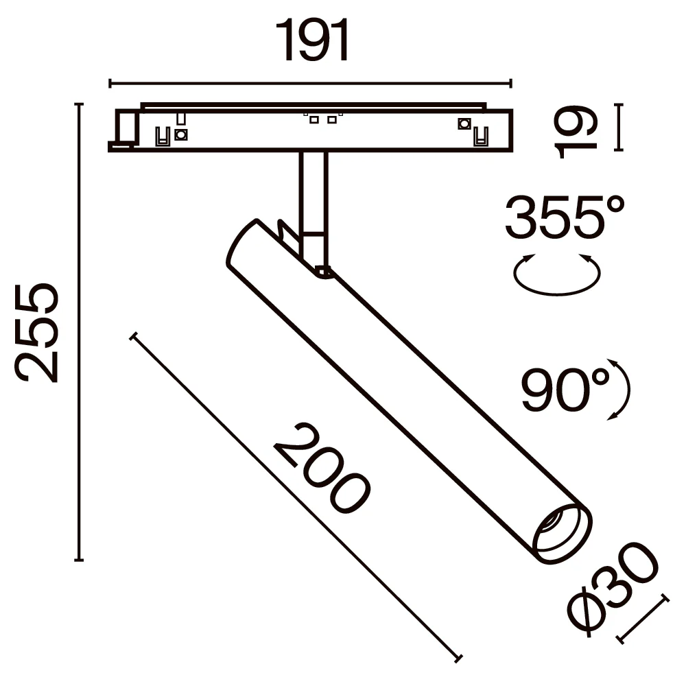 Track luminaire Focus T Exility 3000K 6W 36° - Image 32