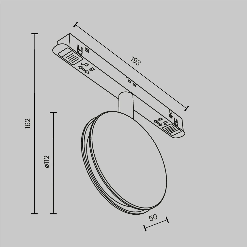 Track luminaire Outline Exility 3000K 6W 180° - Image 7