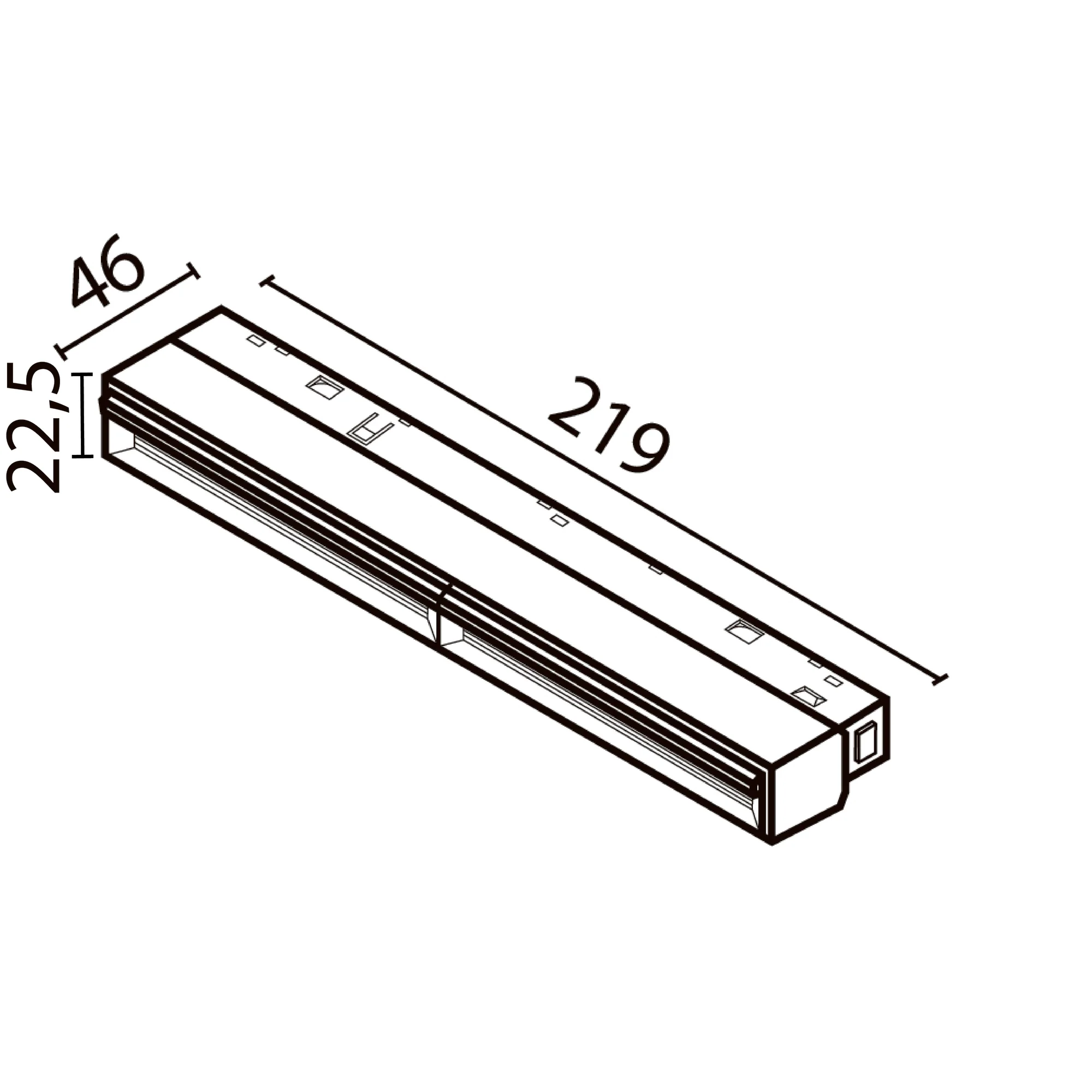 Track luminaire Parete Exility 3000K 120° - Image 7