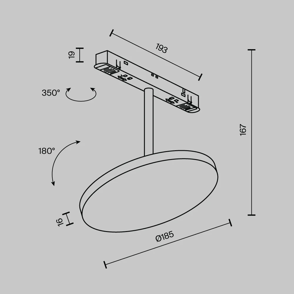 Track luminaire Plato Exility 2700-6000K 15W 120° Dim Smart - Image 15