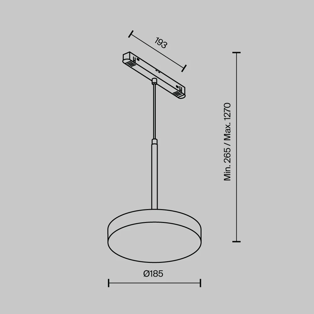 Track luminaire Plato Exility 2700-6000K 15W 120° Dim Smart - Image 5