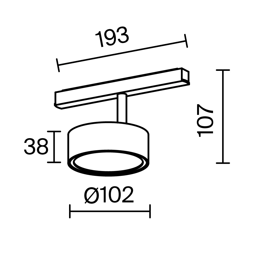 Track luminaire Rado Exility 2700-6000K 18W 120° Dim Smart - Image 14