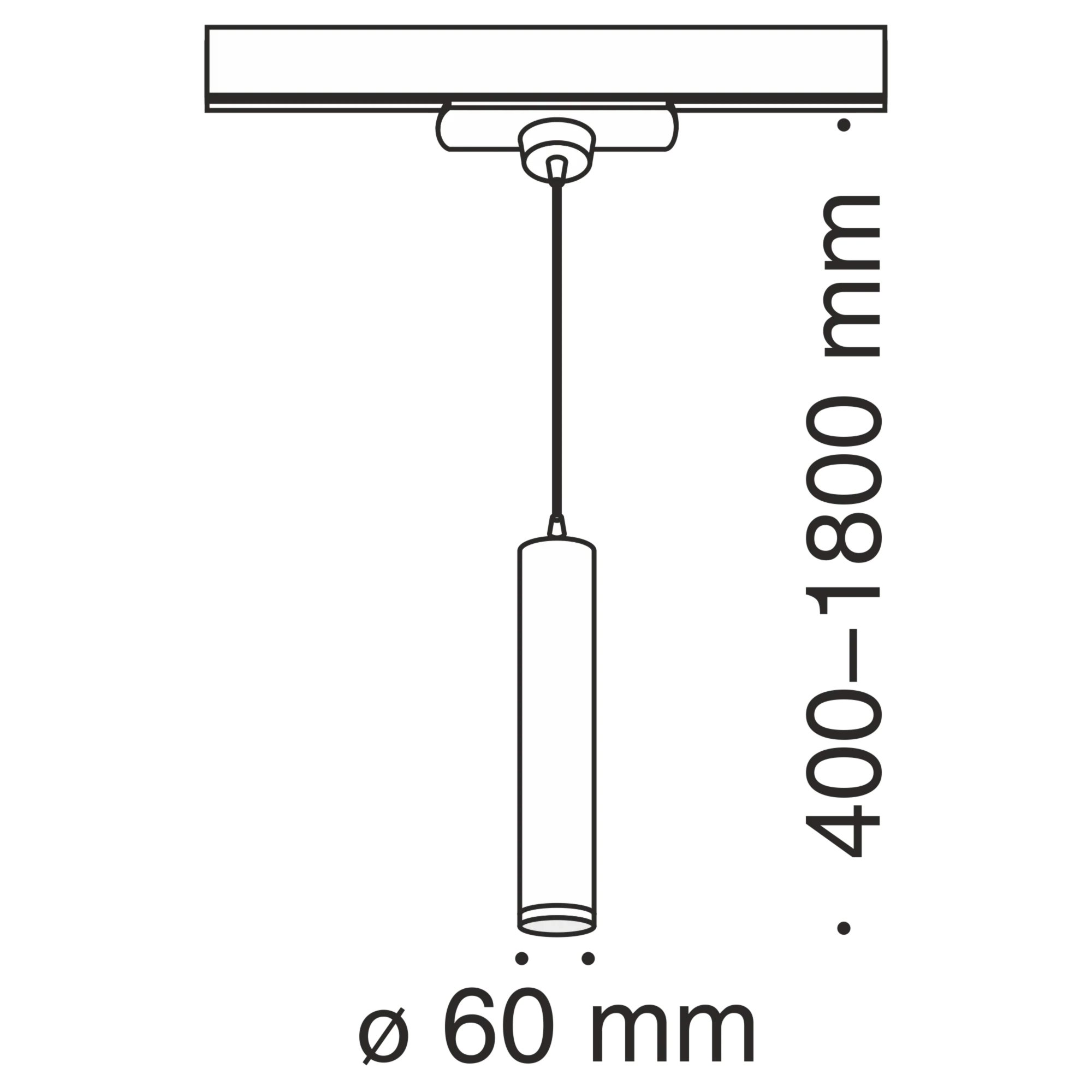 Track luminaire Track lamps Unity GU10 1x10W - Image 4