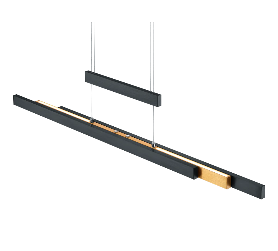Trajan Extendable LED Linear Pendant - Various Colours - Image 6
