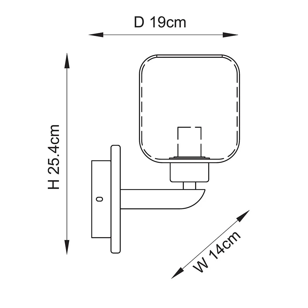 Travi Ribbed/ Clear Wall Light-  Various Base Finishes - Image 35