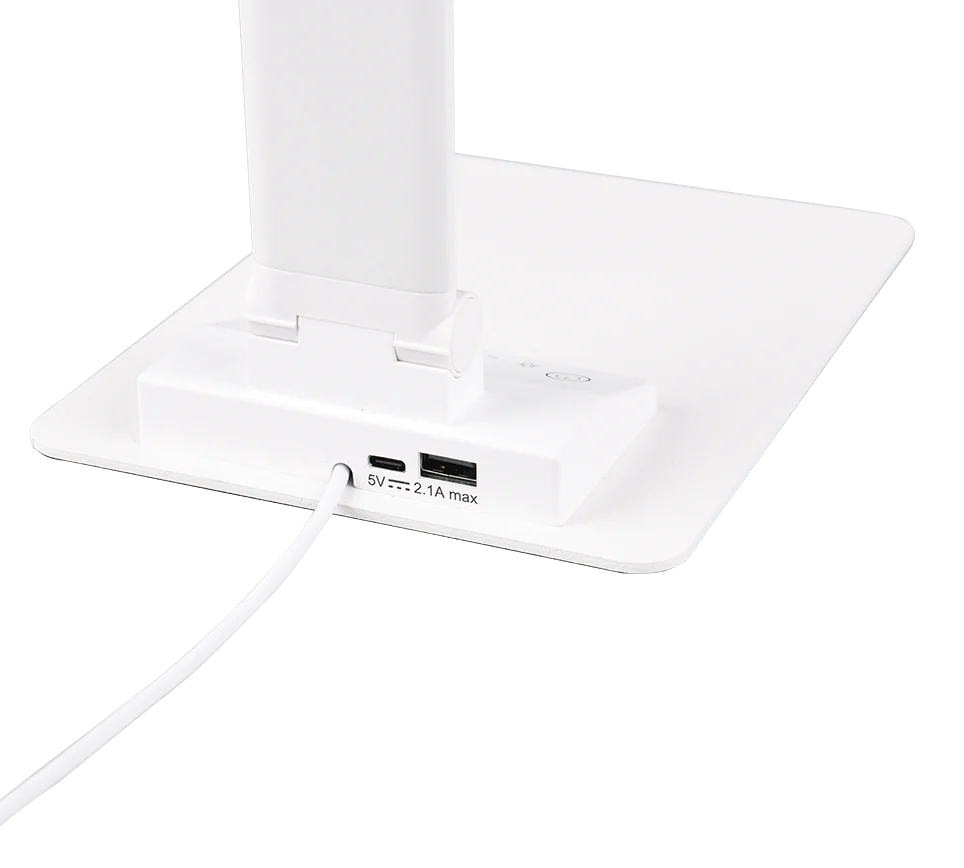 Travis Phone Charger Task/Reading Light - White/Black - Image 3