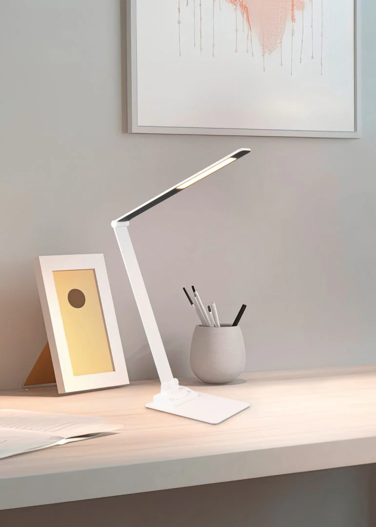 Travis Phone Charger Task/Reading Light - White/Black - Image 6