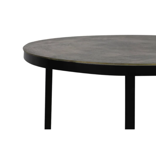 Trelo Coffee Table - Antique Bronze Black - Image 6