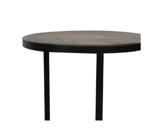 Trelo Side Table- Antique Bronze Black - Image 6
