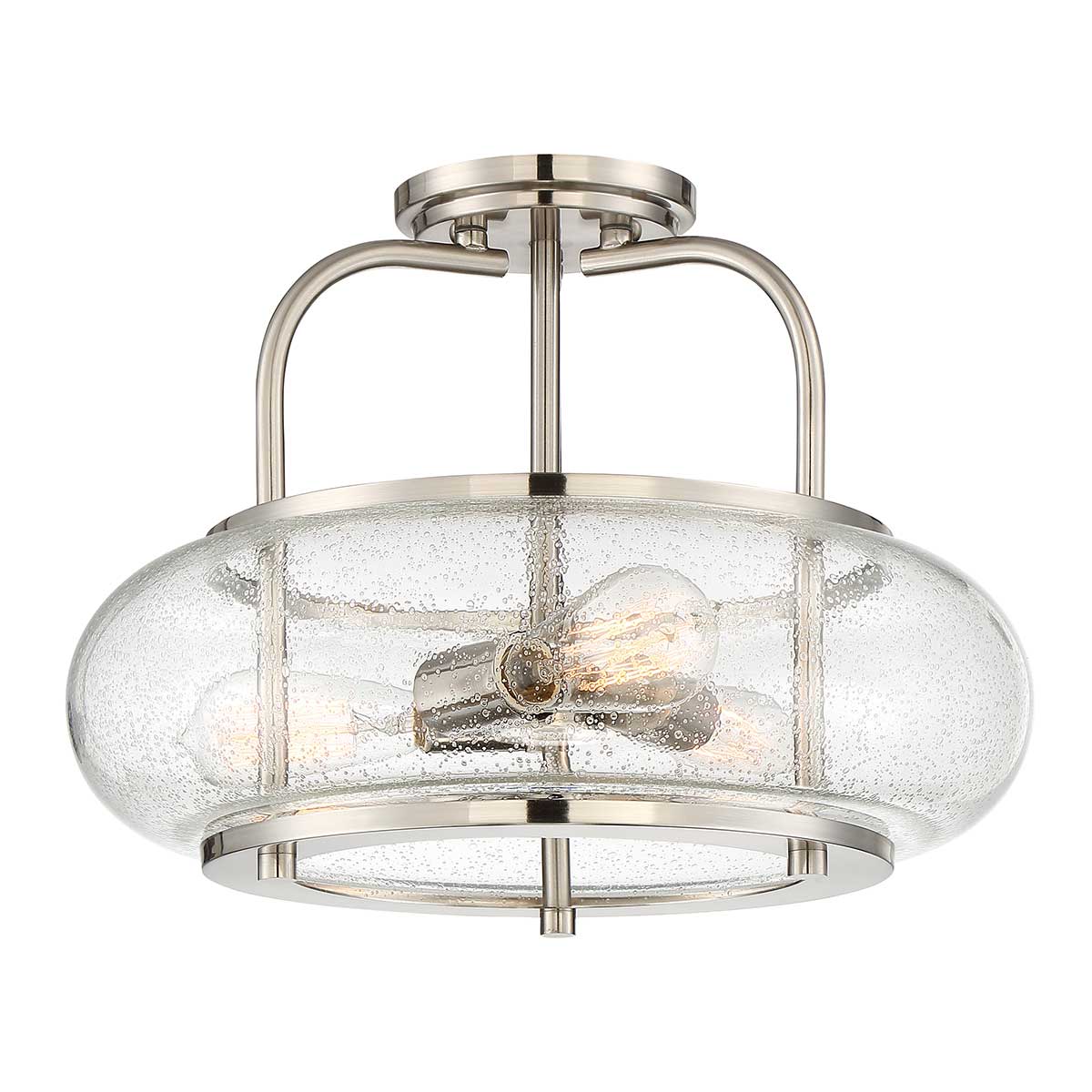 Trilogy 1/3Lt Semi-Flush - Old Bronze/ Brushed Nickel - Image 18