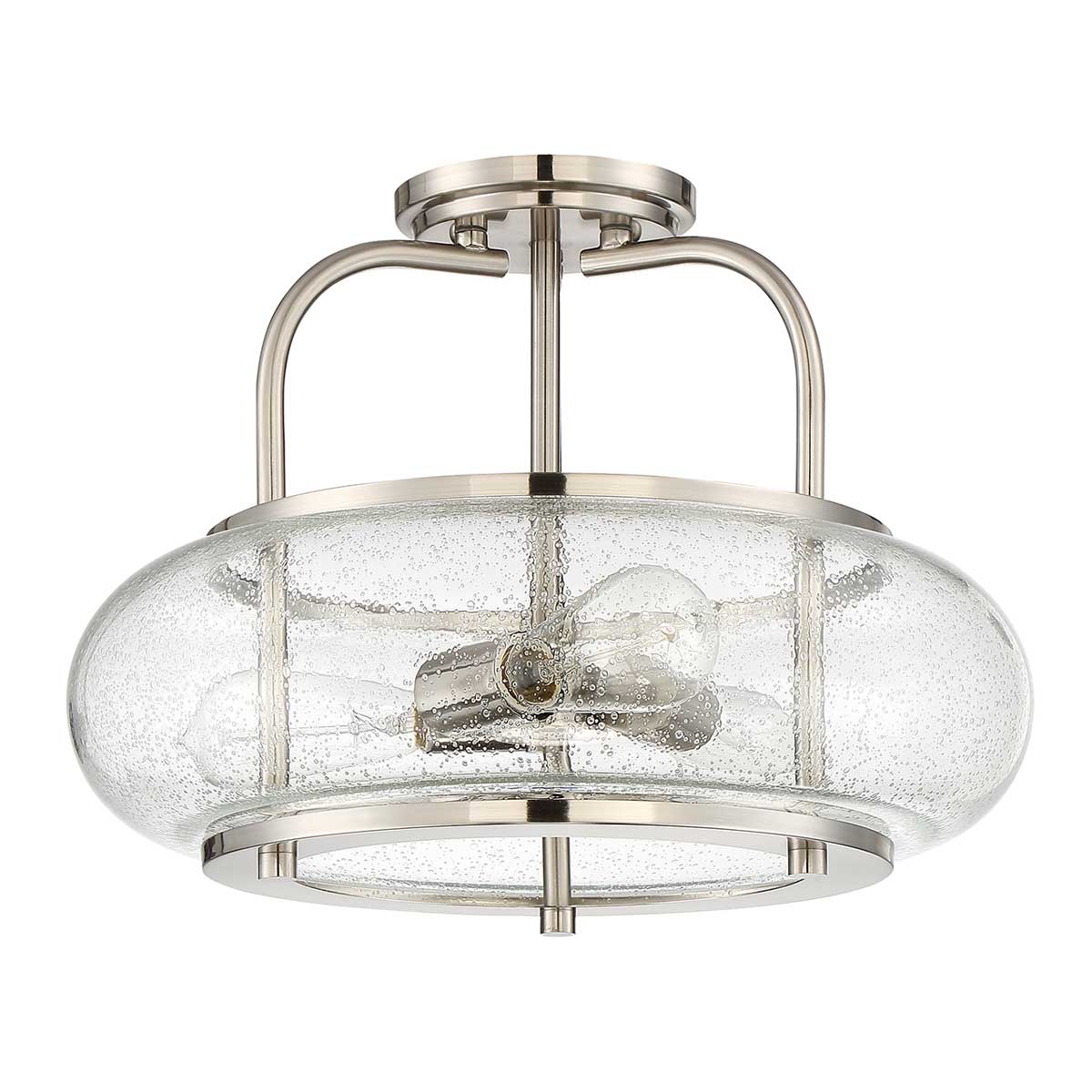 Trilogy 1/3Lt Semi-Flush - Old Bronze/ Brushed Nickel - Image 21