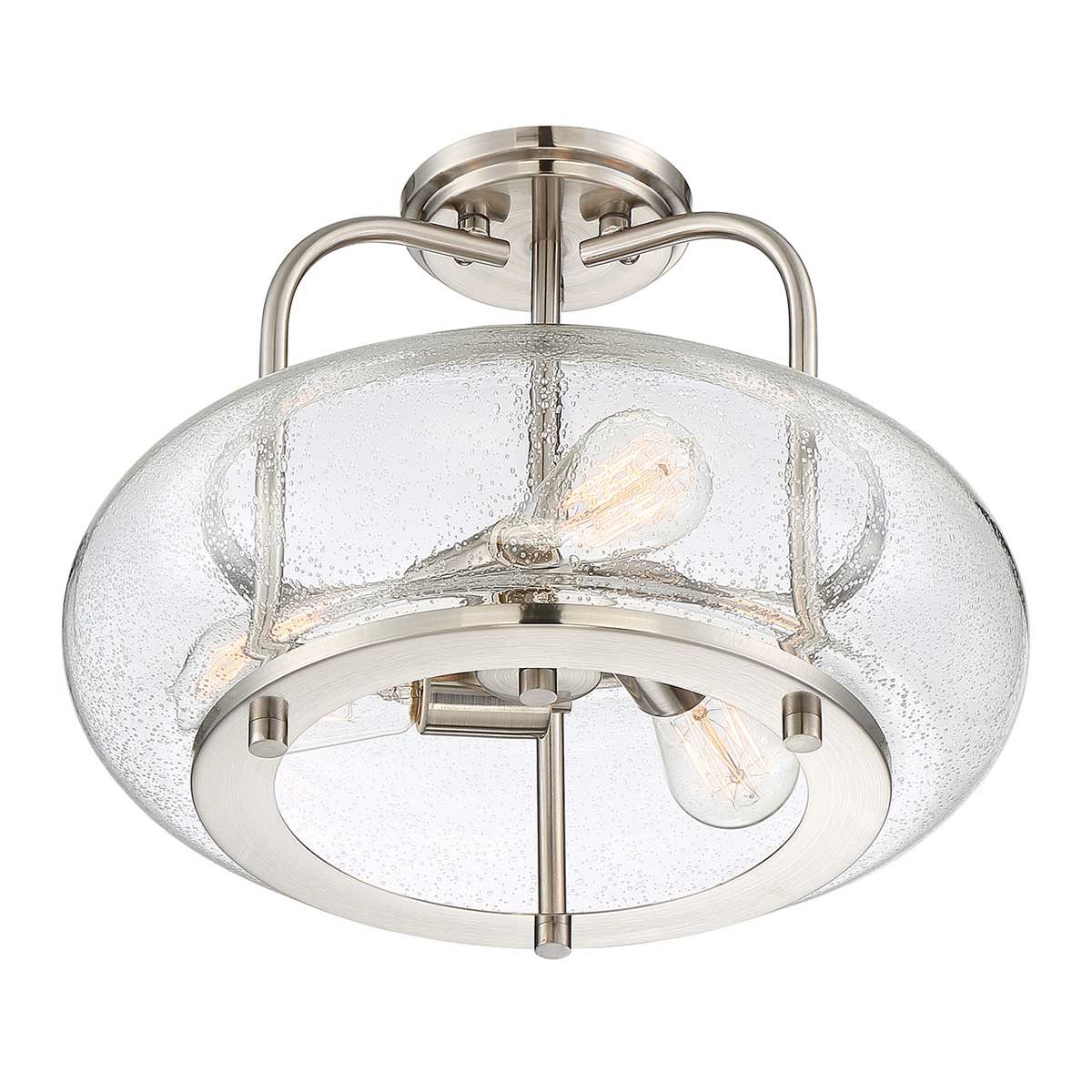 Trilogy 1/3Lt Semi-Flush - Old Bronze/ Brushed Nickel - Image 22