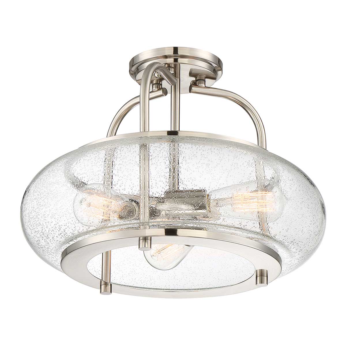 Trilogy 1/3Lt Semi-Flush - Old Bronze/ Brushed Nickel - Image 23