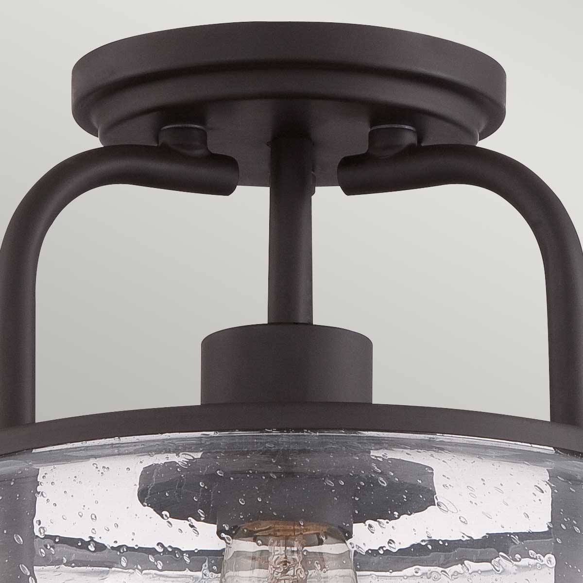 Trilogy 1/3Lt Semi-Flush - Old Bronze/ Brushed Nickel - Image 9