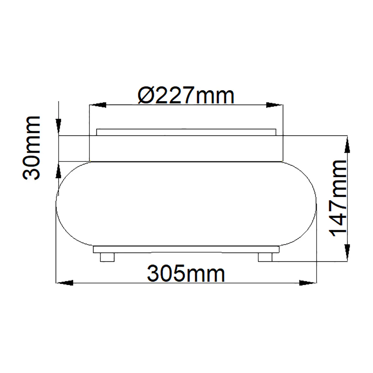 Trilogy 2/3Lt Flush - In Various Finishes - Image 10