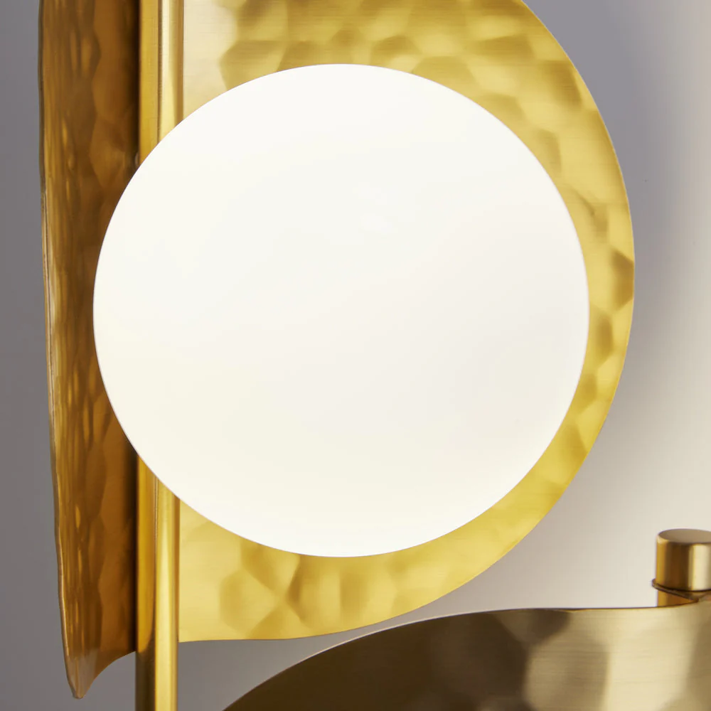 Tropic 2Lt Wall Lamp - Satin Brass - Image 3