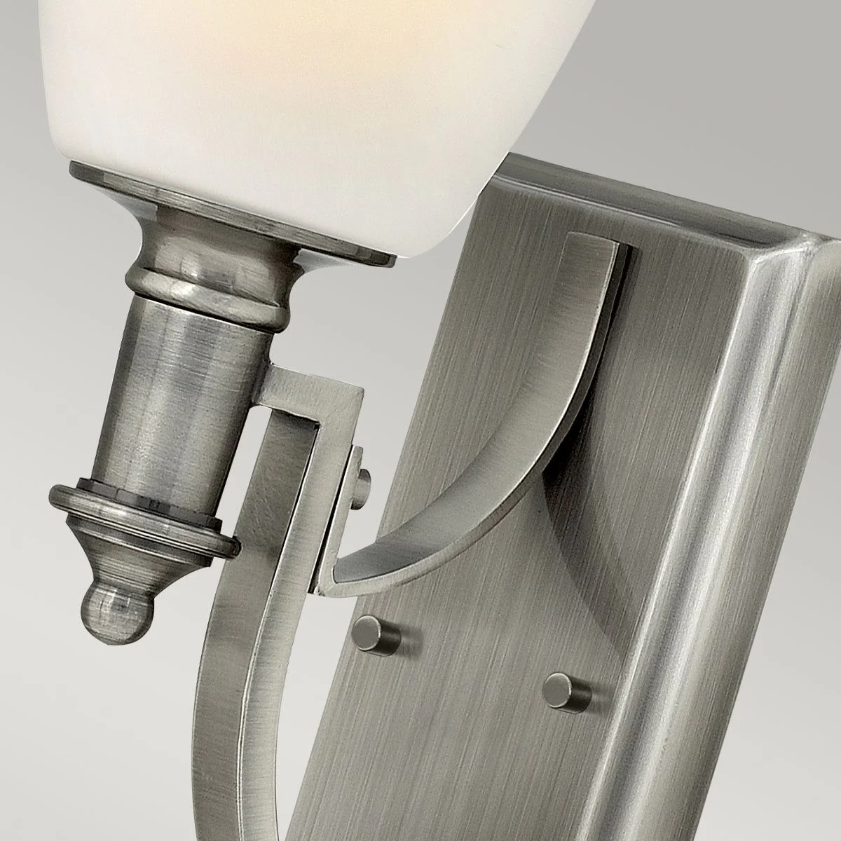 Truman 1Lt Wall Light - Antique Nickel Finish - Image 2