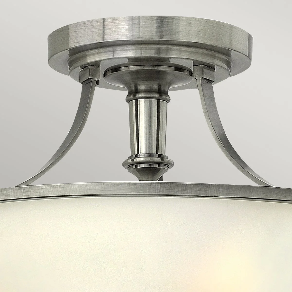 Truman 3Lt Semi Flush Ceiling Light -  Antique Nickel Finish - Image 2