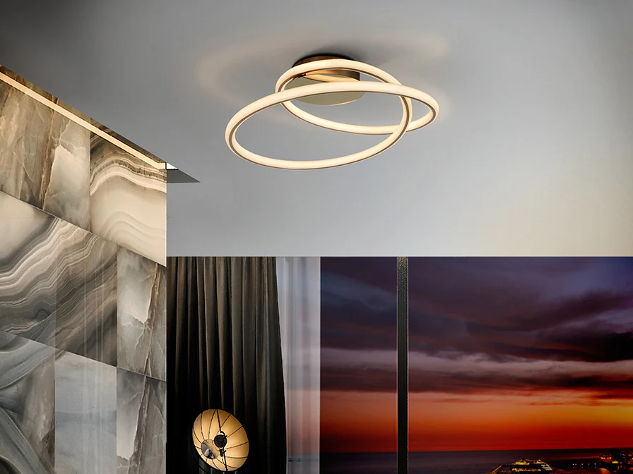 TUBE LED CEILING LAMP, GOLDEN - Image 2