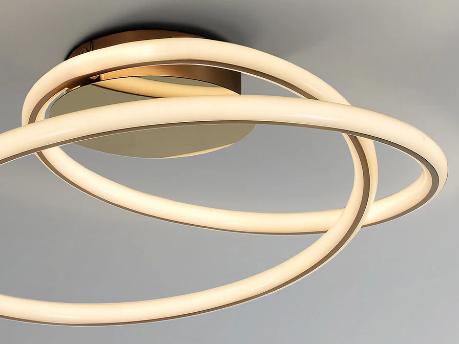TUBE LED CEILING LAMP, GOLDEN - Image 3