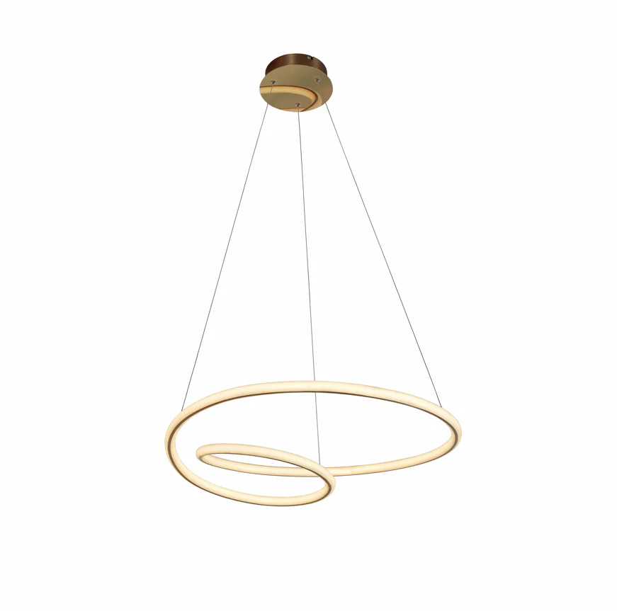 Tube Ceiling Light , Golden - Image 5