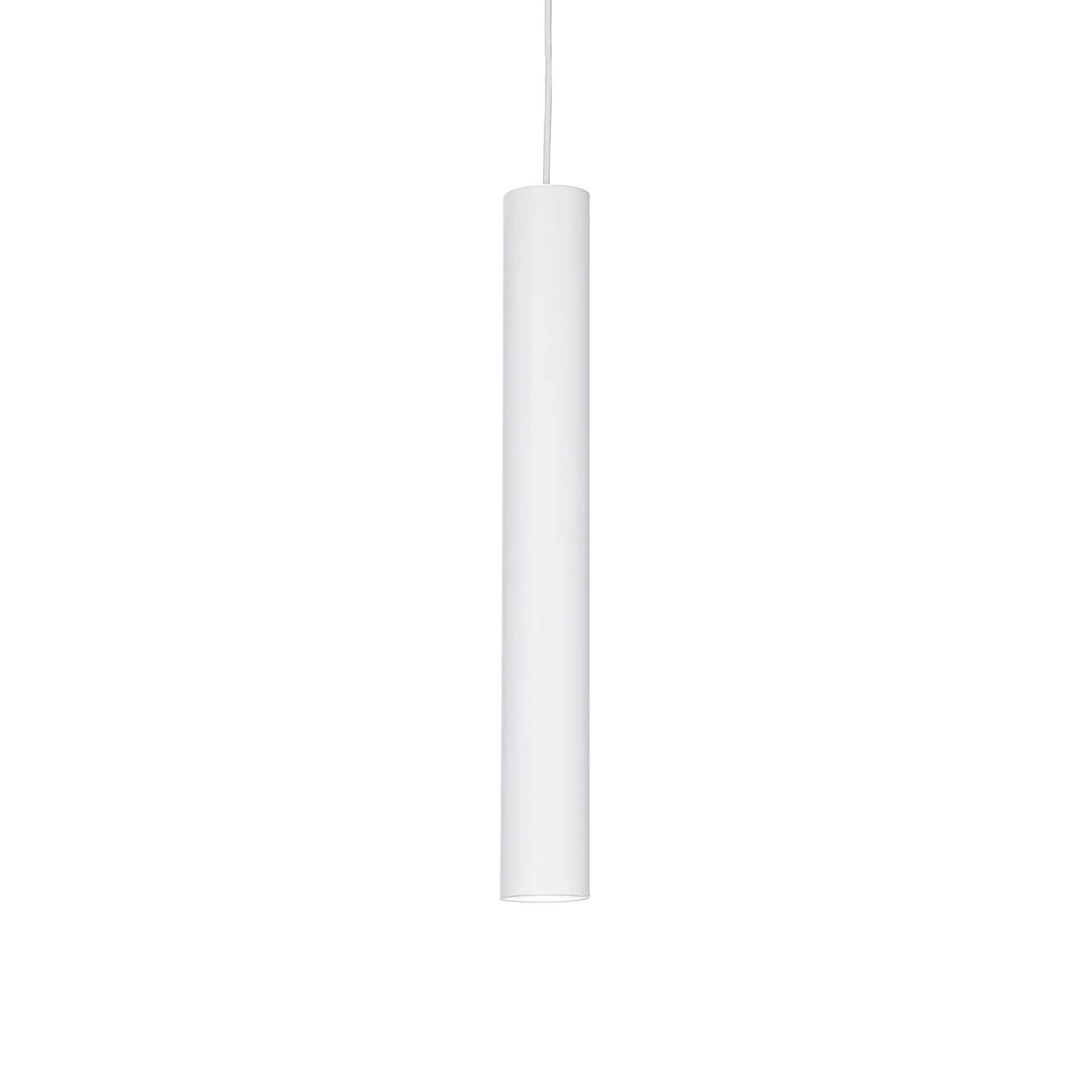 Tube Medium/Large LED Hanging Light - White/Black Finish - Image 3