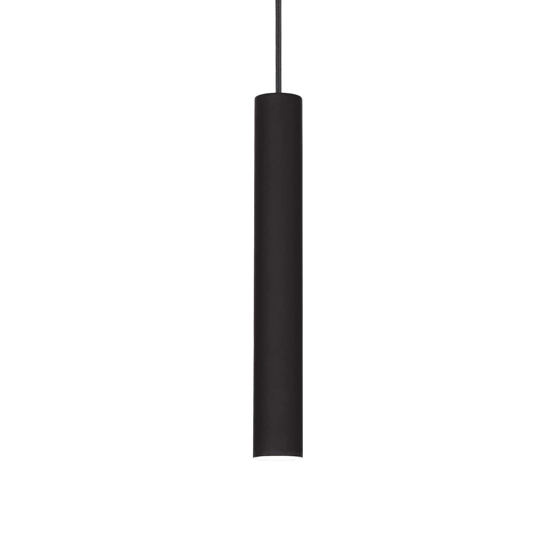 Tube Medium/Large LED Hanging Light - White/Black Finish - Image 4