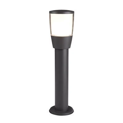 TUCSON 90CM OUTDOOR POST - ALUMINIUM, GREY & POLYCARBONATE - Image 2