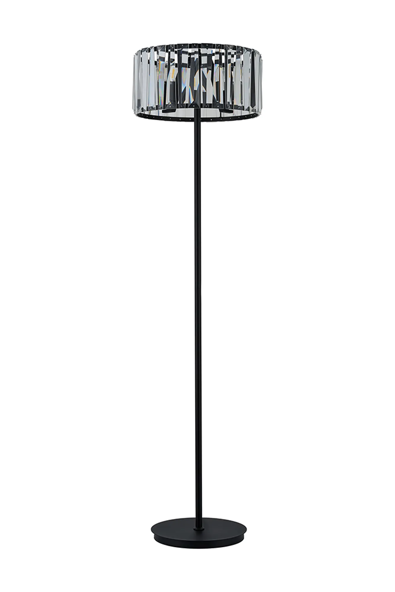 Tudor Crystal Floor Lamp- Black/ Brass/ Nickel Finishes - Image 11