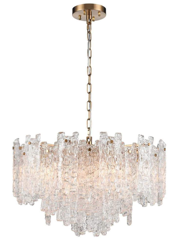 Tundra 5/10Lt Centre Ceiling Light - Aged Brass - Image 2