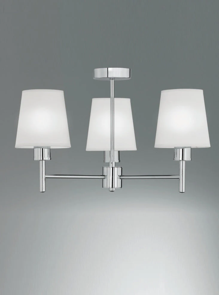 Tunisia 3/5Lt Indoor Semi Flush Ceiling Light in Various Finish - Image 4