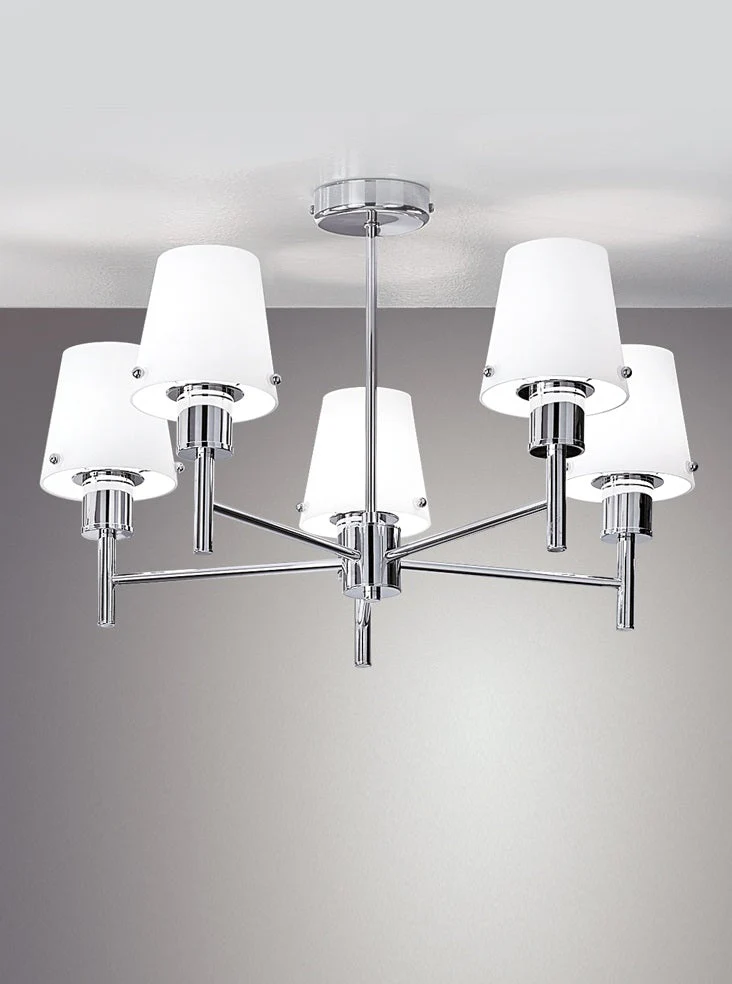 Tunisia 3/5Lt Indoor Semi Flush Ceiling Light in Various Finish - Image 5