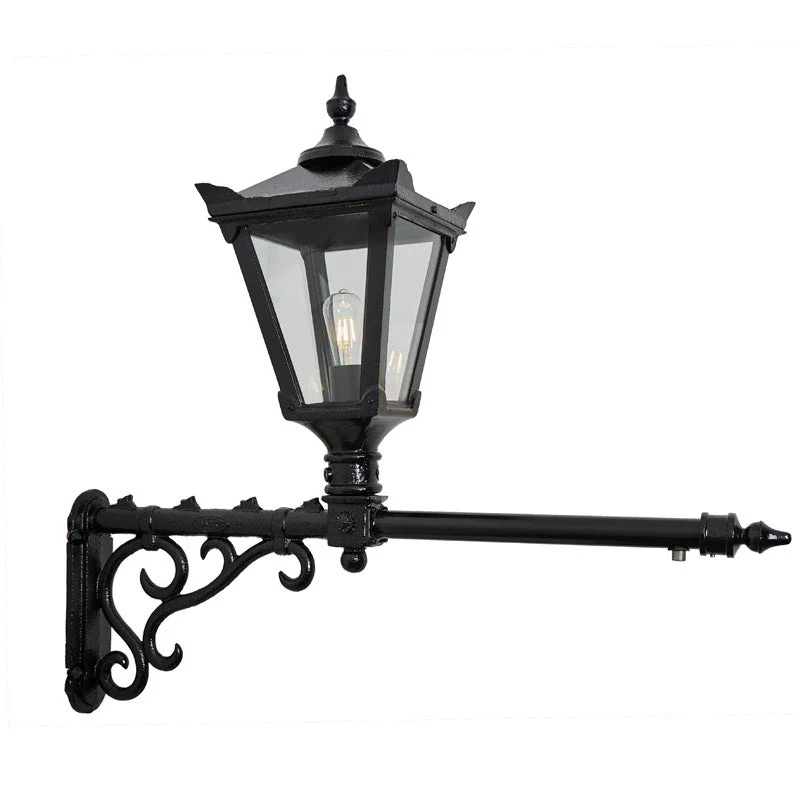 Tunstall 1Lt Outdoor Wall Lamp - Cast Iron - Image 2