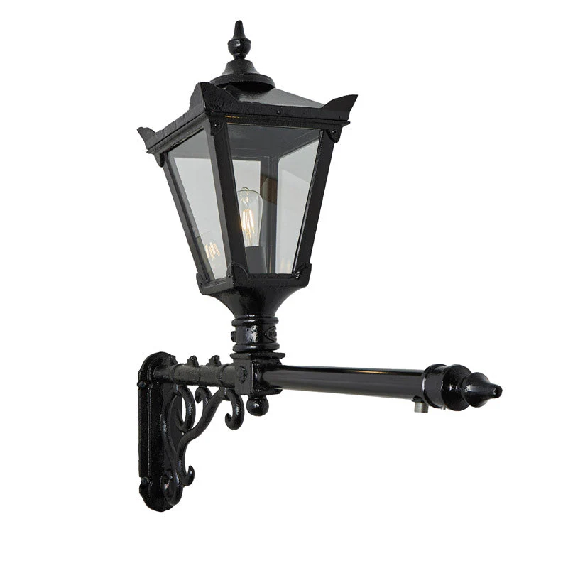Tunstall 1Lt Outdoor Wall Lamp - Cast Iron - Image 3