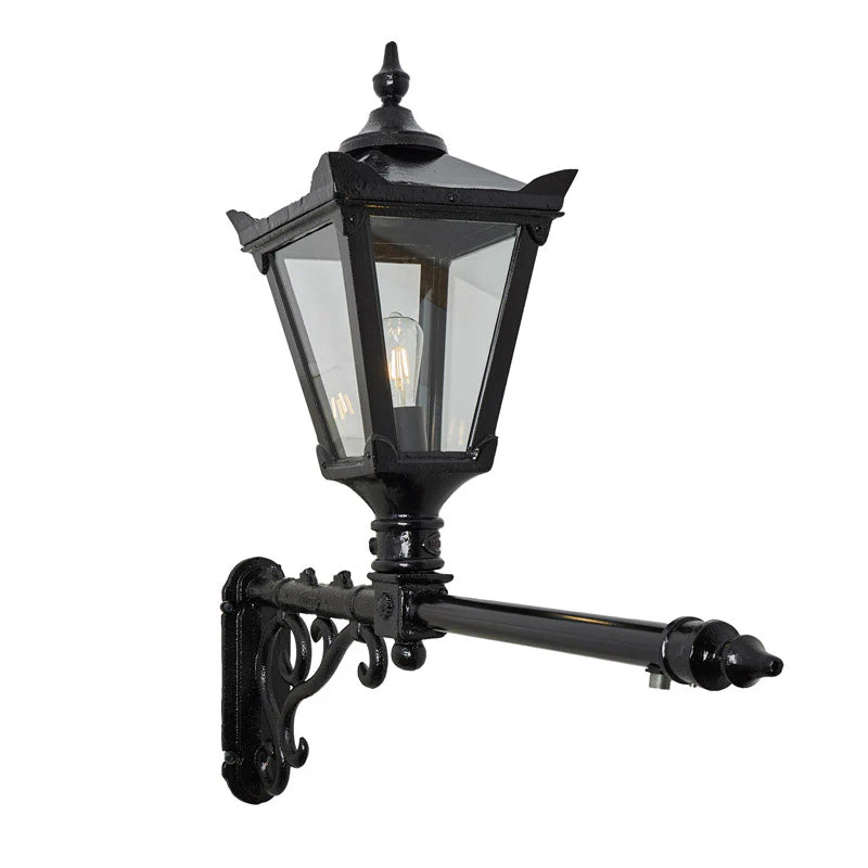 Tunstall 1Lt Outdoor Wall Lamp - Cast Iron - Image 9