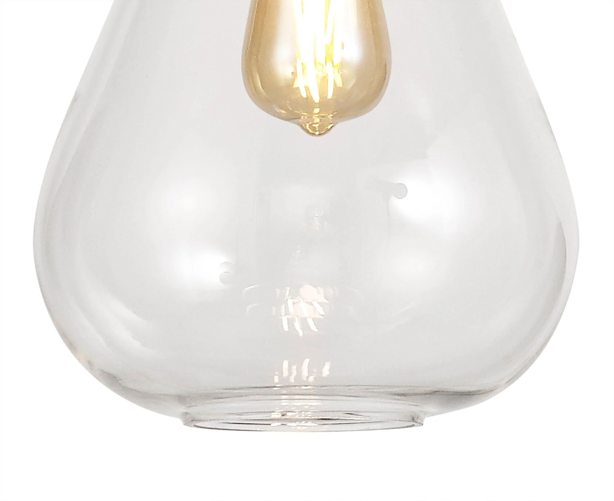 Olivier Wide/Narrow Pendant, Ancient Brass/Clear Glass/Satin Nickel/Opal Glass - Image 8
