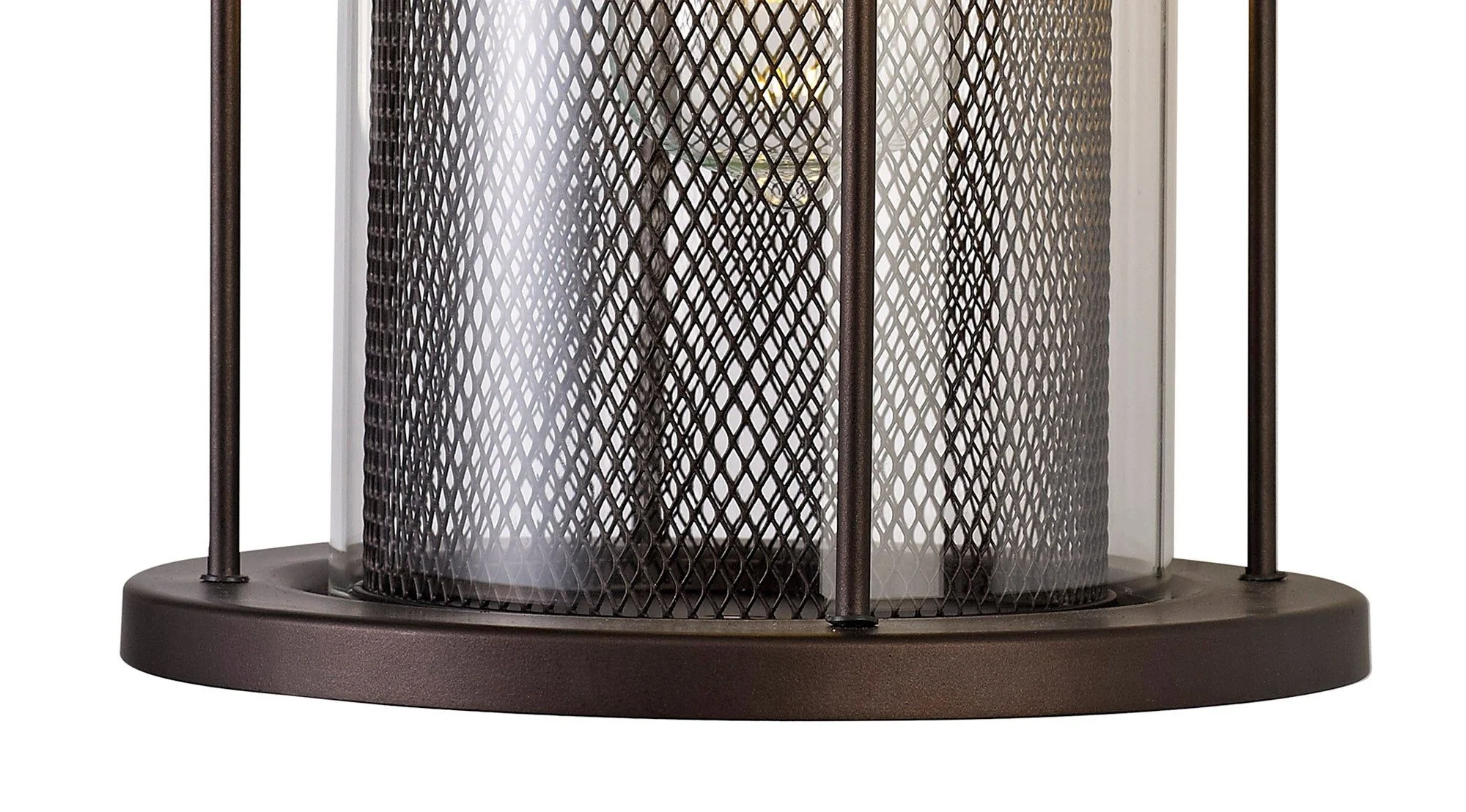 Turbo Extra Large/Large/Small Wall Lamp, Antique Bronze/Clear Glass, IP54, 2yrs Warranty - Image 2