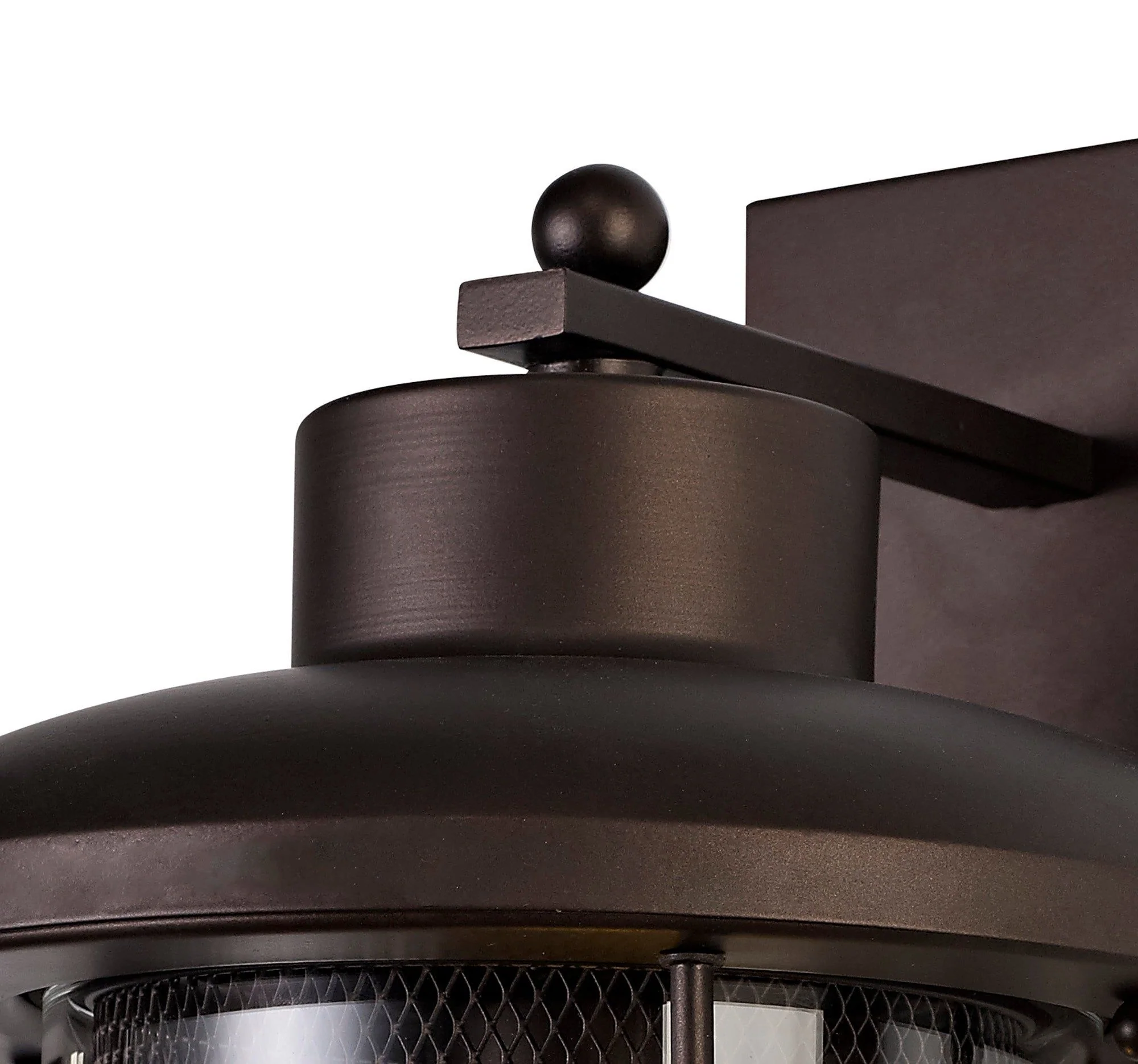 Turbo Extra Large/Large/Small Wall Lamp, Antique Bronze/Clear Glass, IP54, 2yrs Warranty - Image 4