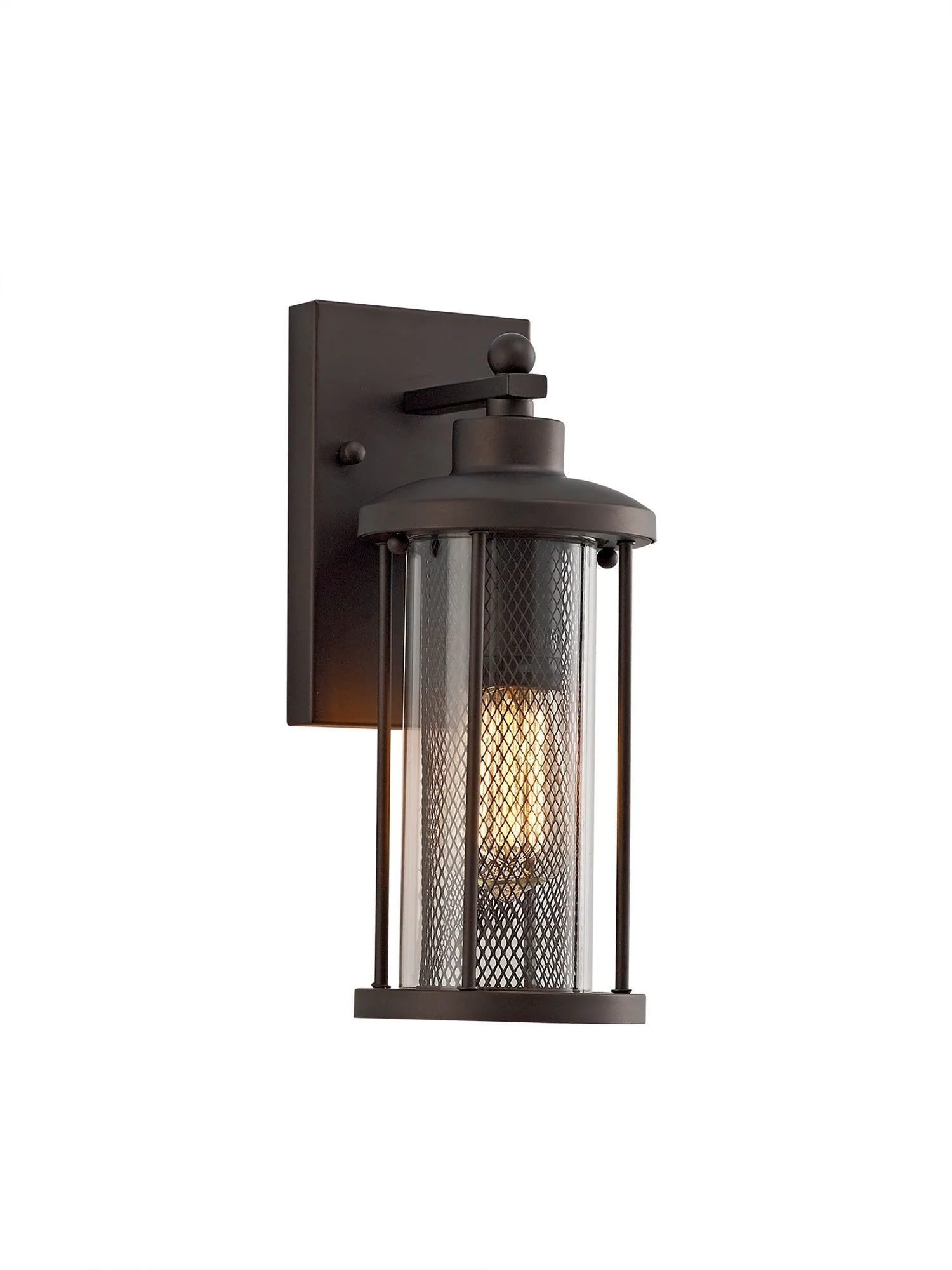 Turbo Extra Large/Large/Small Wall Lamp, Antique Bronze/Clear Glass, IP54, 2yrs Warranty - Image 5