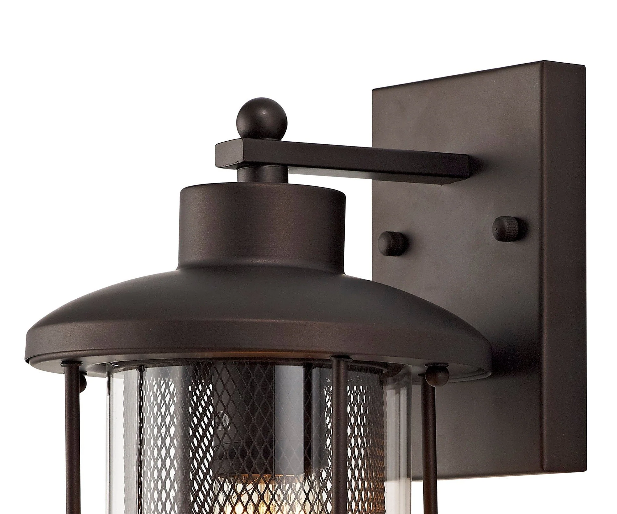 Turbo Extra Large/Large/Small Wall Lamp, Antique Bronze/Clear Glass, IP54, 2yrs Warranty - Image 7