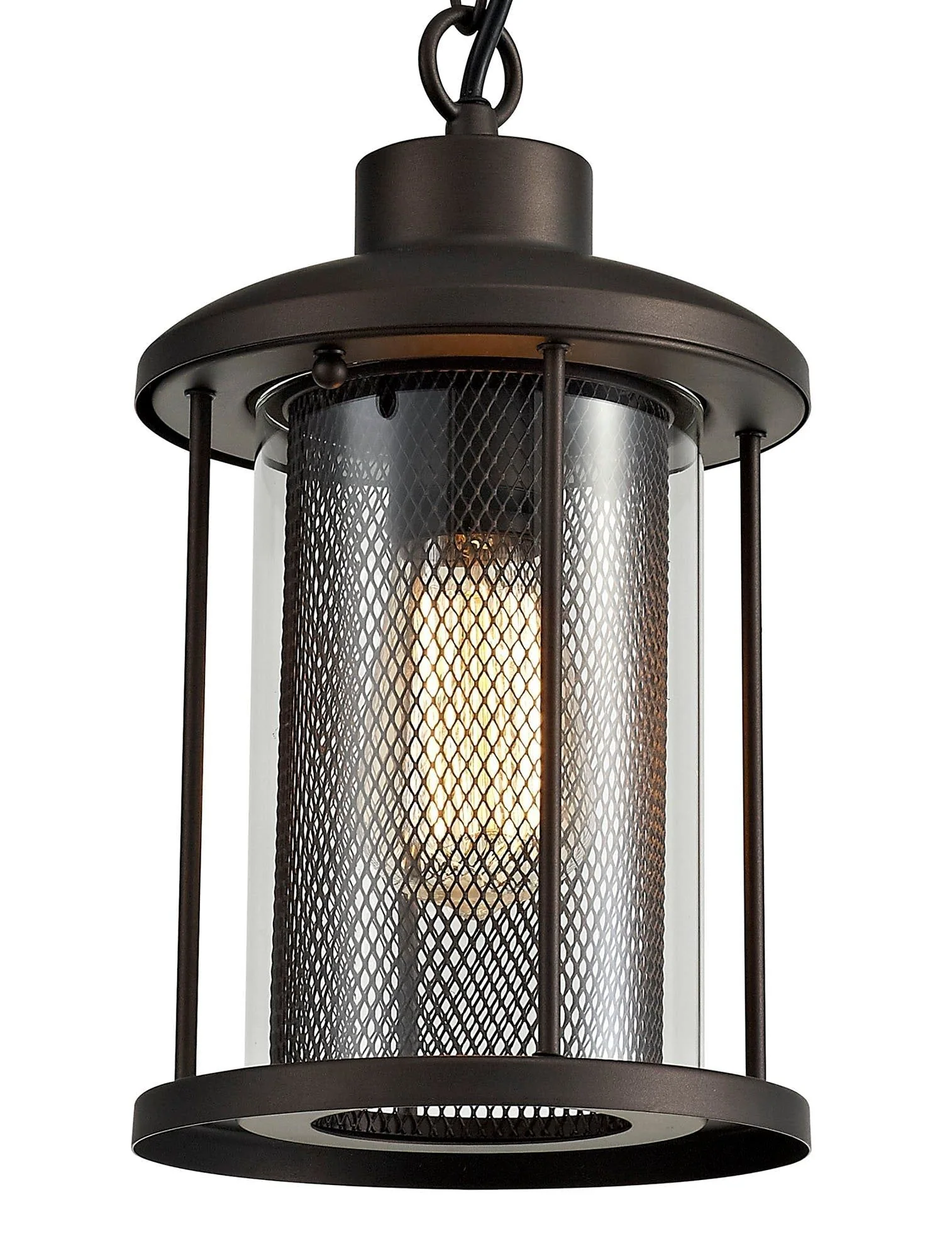 Turbo Pendant, Antique Bronze/Clear Glass, IP54, 2yrs Warranty - Image 4