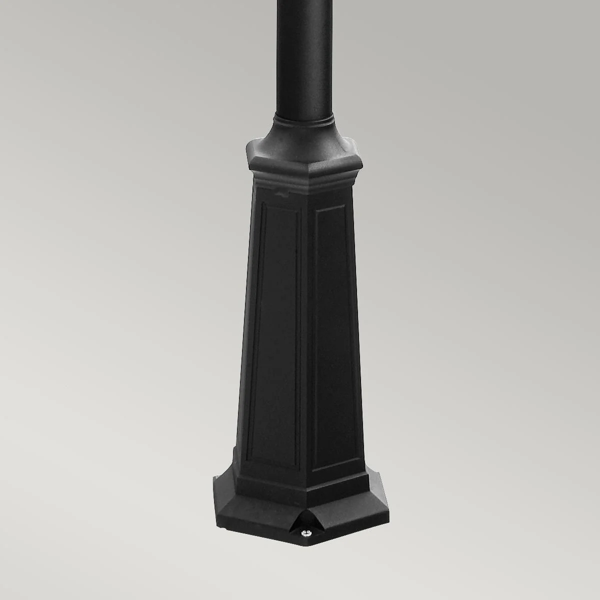 Turin 1/2/3Lt Lamp Post - Black IP54  E27 - Image 10