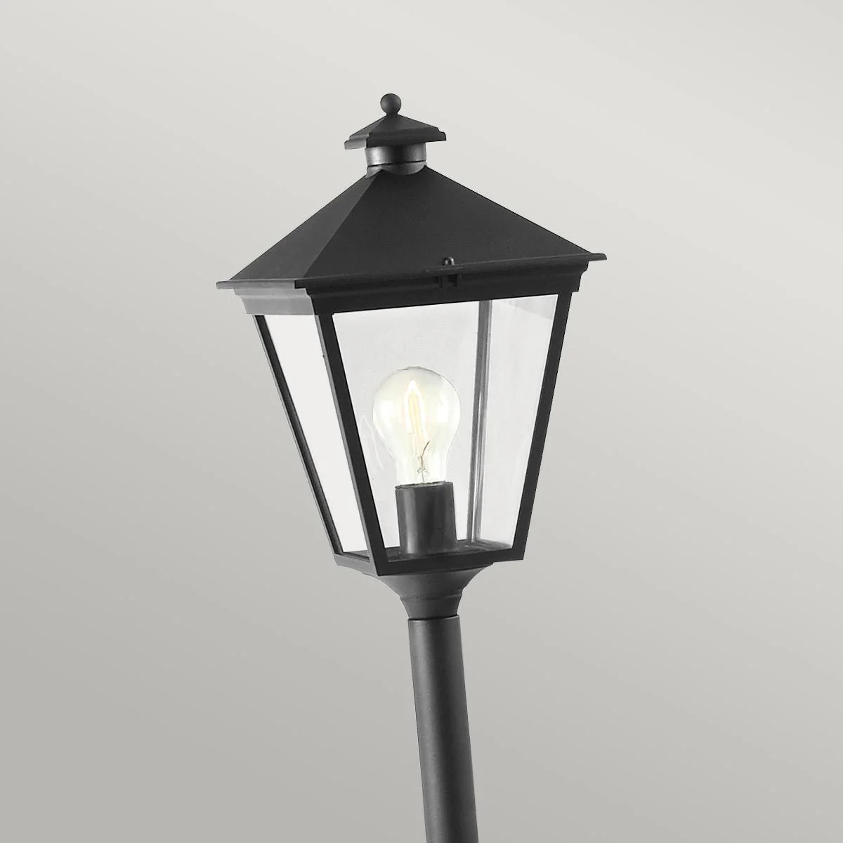 Turin 1/2/3Lt Lamp Post - Black IP54  E27 - Image 4